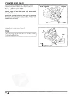 Предварительный просмотр 73 страницы Honda XLR200R Service Manual