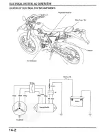 Предварительный просмотр 149 страницы Honda XLR200R Service Manual