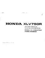 Honda XLV750R Owner'S Manual предпросмотр