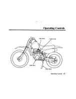 Предварительный просмотр 25 страницы Honda XR100R 1996 Owner'S Manual