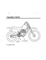 Предварительный просмотр 26 страницы Honda XR100R 1996 Owner'S Manual