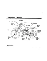 Предварительный просмотр 60 страницы Honda XR100R 1996 Owner'S Manual