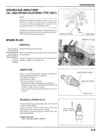 Предварительный просмотр 43 страницы Honda XR100R Service Manual