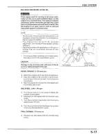 Предварительный просмотр 85 страницы Honda XR100R Service Manual