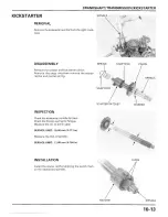 Предварительный просмотр 157 страницы Honda XR100R Service Manual