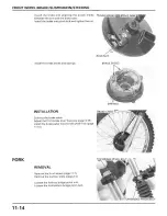 Предварительный просмотр 174 страницы Honda XR100R Service Manual