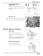 Предварительный просмотр 219 страницы Honda XR100R Service Manual