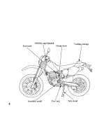 Предварительный просмотр 16 страницы Honda XR250R 1997 Owner'S Manual