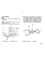 Предварительный просмотр 73 страницы Honda XR250R 1997 Owner'S Manual