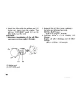 Предварительный просмотр 74 страницы Honda XR250R 1997 Owner'S Manual