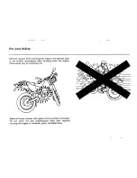 Предварительный просмотр 16 страницы Honda XR250Y Owner'S Manual