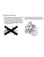 Предварительный просмотр 18 страницы Honda XR250Y Owner'S Manual