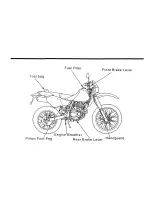 Предварительный просмотр 24 страницы Honda XR250Y Owner'S Manual