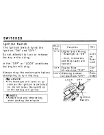 Предварительный просмотр 27 страницы Honda XR250Y Owner'S Manual