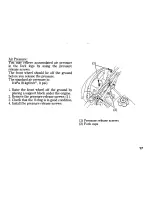 Предварительный просмотр 29 страницы Honda XR400R Owner'S Manual