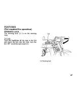 Предварительный просмотр 59 страницы Honda XR400R Owner'S Manual