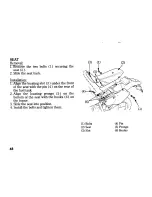 Предварительный просмотр 60 страницы Honda XR400R Owner'S Manual