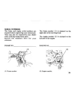 Предварительный просмотр 85 страницы Honda XR400R Owner'S Manual