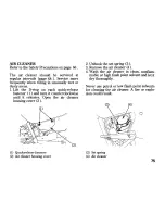 Предварительный просмотр 87 страницы Honda XR400R Owner'S Manual