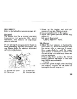 Предварительный просмотр 97 страницы Honda XR400R Owner'S Manual