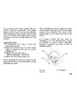 Предварительный просмотр 113 страницы Honda XR650 Owner'S Manual