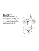 Предварительный просмотр 118 страницы Honda XR650 Owner'S Manual