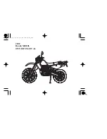 Предварительный просмотр 1 страницы Honda XR650L 2008 Owner'S Manual