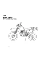 Honda XR650L Owner'S Manual предпросмотр