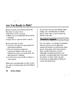 Предварительный просмотр 34 страницы Honda XR650L Owner'S Manual