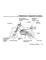 Предварительный просмотр 81 страницы Honda XR650L Owner'S Manual