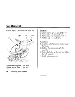 Предварительный просмотр 86 страницы Honda XR650L Owner'S Manual