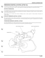 Предварительный просмотр 21 страницы Honda XR70R Service Manual