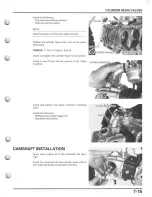 Предварительный просмотр 97 страницы Honda XR70R Service Manual