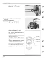 Предварительный просмотр 106 страницы Honda XR70R Service Manual