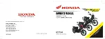 Honda XRM125 CFT125 2020 Owner'S Manual preview