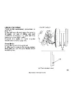 Предварительный просмотр 97 страницы Honda XRV 750 Owner'S Manual