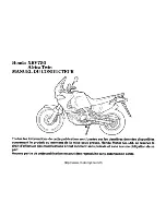 Предварительный просмотр 119 страницы Honda XRV 750 Owner'S Manual