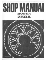 Honda Z50AK3 Shop Manual preview
