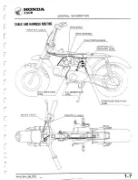 Preview for 9 page of Honda Z50R 1979 Manual