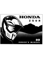 Honda Z50R Owner'S Manual предпросмотр