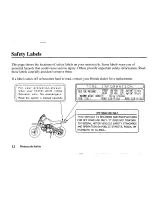 Предварительный просмотр 22 страницы Honda Z50R Owner'S Manual