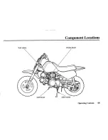 Предварительный просмотр 25 страницы Honda Z50R Owner'S Manual