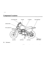 Предварительный просмотр 64 страницы Honda Z50R Owner'S Manual