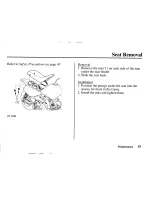 Предварительный просмотр 67 страницы Honda Z50R Owner'S Manual