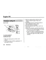 Предварительный просмотр 70 страницы Honda Z50R Owner'S Manual