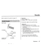 Предварительный просмотр 77 страницы Honda Z50R Owner'S Manual