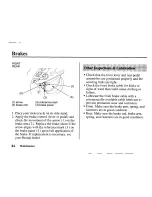 Предварительный просмотр 94 страницы Honda Z50R Owner'S Manual