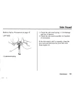 Предварительный просмотр 103 страницы Honda Z50R Owner'S Manual