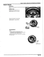 Предварительный просмотр 207 страницы Honda Zoomer Service Manual