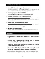 Preview for 8 page of Hondex HE-7300 Operation Manual